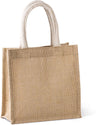 JUTE CANVAS TOTE - SMALL | KI0272