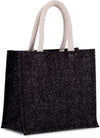 JUTE CANVAS TOTE - MEDIUM | KI0273