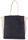 SHOPPING BAG WITH MESH GUSSET | KI0281