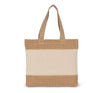 SHOPPING BAG IN COTTON AND WOVEN JUTE THREADS | KI0294