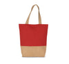 SHOPPING BAG IN COTTON AND BONDED JUTE THREADS | KI0298