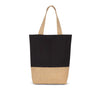 SHOPPING BAG IN COTTON AND BONDED JUTE THREADS | KI0298