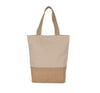 SHOPPING BAG IN COTTON AND BONDED JUTE THREADS | KI0298