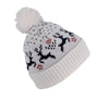 WINTER BEANIE WITH REINDEER DESIGN | KP512