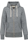 LADIES' VINTAGE ZIPPED HOODED SWEATSHIRT | KV2307