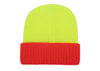 TWO-TONE KNITTED HAT - METZ | KXST