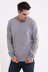 MEN’S V-NECK FINE GAUGE COTTON PULLOVER | LW9133