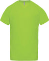 MEN’S V-NECK SHORT SLEEVE SPORTS T-SHIRT | PA476