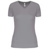 LADIES’ V-NECK SHORT SLEEVE SPORTS T-SHIRT | PA477