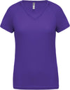 LADIES’ V-NECK SHORT SLEEVE SPORTS T-SHIRT | PA477