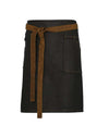 'DIVISION' WAXED LOOK DENIM WAIST APRON | PR135