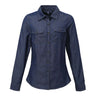 WOMEN'S JEANS STITCH DENIM SHIRT | PR322