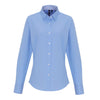 WOMEN'S COTTON RICH OXFORD STRIPES SHIRT | PR338