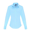 WOMEN'S STRETCH-FIT COTTON POPLIN LONG SLEEVE SHIRT | PR344