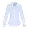 WOMEN'S STRETCH-FIT COTTON POPLIN LONG SLEEVE SHIRT | PR344