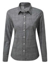 WOMEN'S COTTON SLUB CHAMBRAY LONG SLEEVE SHIRT | PR345