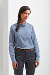 'MAXTON' CHECK WOMEN'S LONG SLEEVE SHIRT | PR352