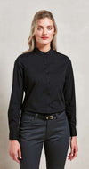 WOMEN’S BANDED COLLAR 'GRANDAD' SHIRT | PR358