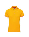 LADIES’ CONTRAST COOLCHECKER POLO | PR619