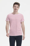 SOL'S MILES MEN - ROUND NECK STRIPED T-SHIRT | SO01398