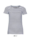 SOL'S MILES WOMEN - ROUND NECK STRIPED T-SHIRT | SO01399