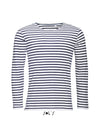 SOL'S MARINE MEN - LONG SLEEVE STRIPED T-SHIRT | SO01402