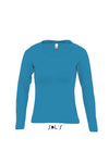 SOL'S MAJESTIC - WOMEN'S ROUND COLLAR LONG SLEEVE T-SHIRT | SO11425