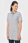 LADIES’ SHORT-SLEEVED LONGLINE POLO SHIRT | WK209