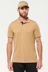 MEN'S SHORT-SLEEVED CONTRASTING DAYTODAY POLO SHIRT | WK270