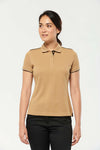 LADIES' SHORT-SLEEVED CONTRASTING DAYTODAY POLO SHIRT | WK271