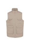 UNISEX PADDED MULTI-POCKET POLYCOTTON VEST | WK607