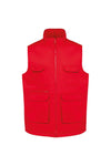 UNISEX PADDED MULTI-POCKET POLYCOTTON VEST | WK607