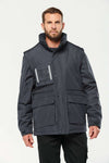 DETACHABLE-SLEEVED WORKWEAR PARKA | WK6106